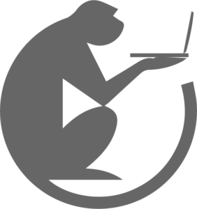 monkey icon grey